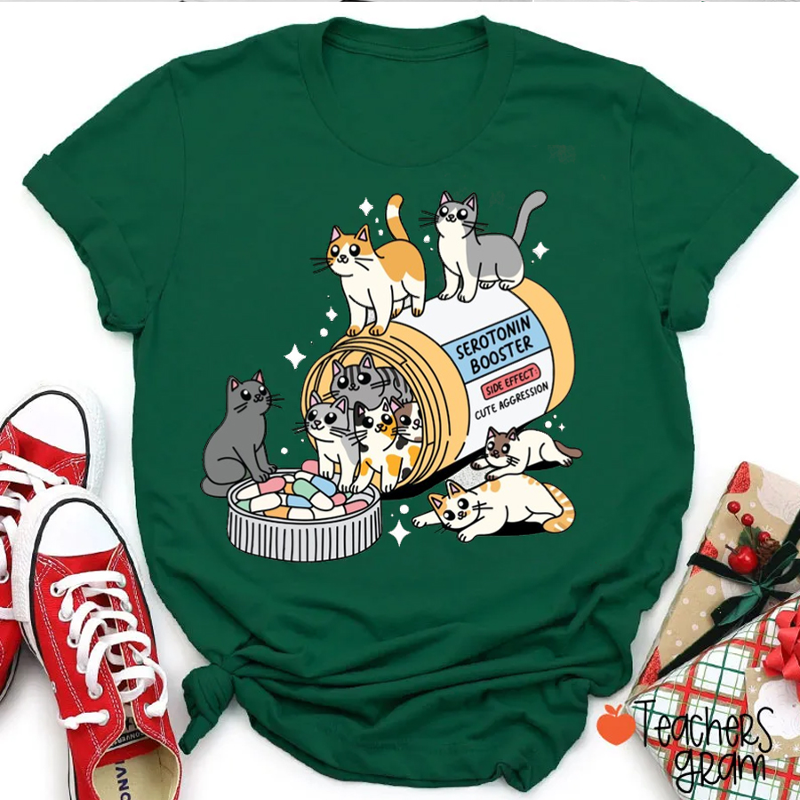 Serotonin Booster Teacher T-Shirt