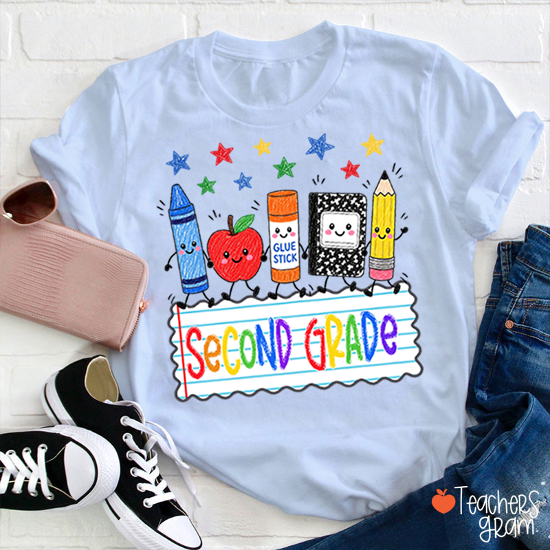 Personalized Grade And Name Dream Team Teacher T-Shirt