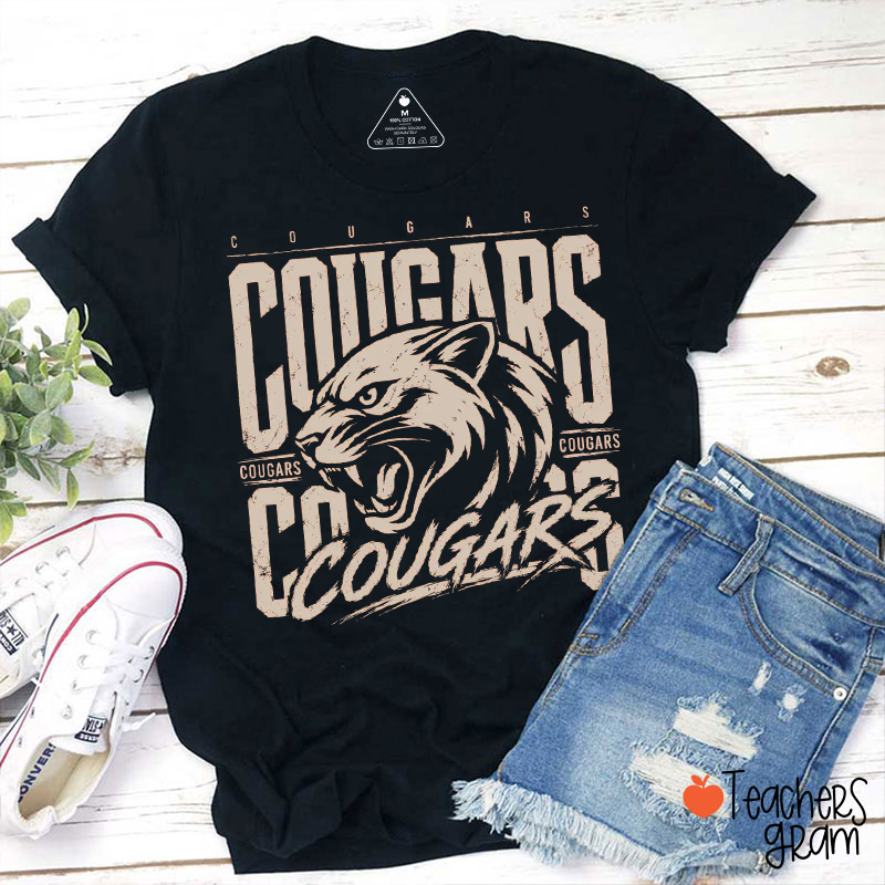 Personalized Mascot Sport Team Teacher T‑Shirt