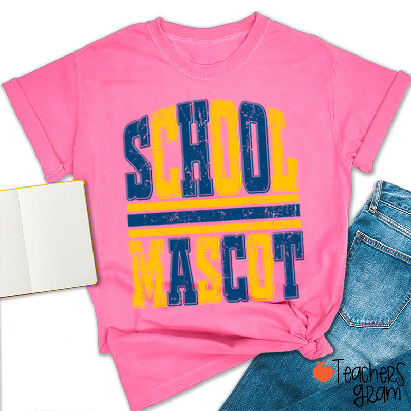 Personalized Sport Distressed Striped Teacher T-Shirt