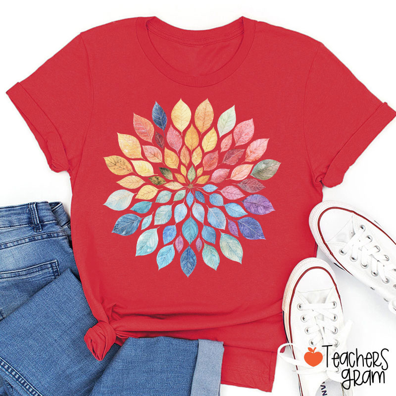 Floral Mandala Teacher T-Shirt