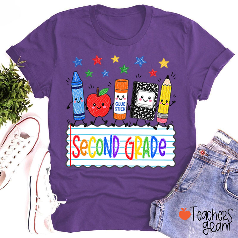 Personalized Grade And Name Dream Team Teacher T-Shirt
