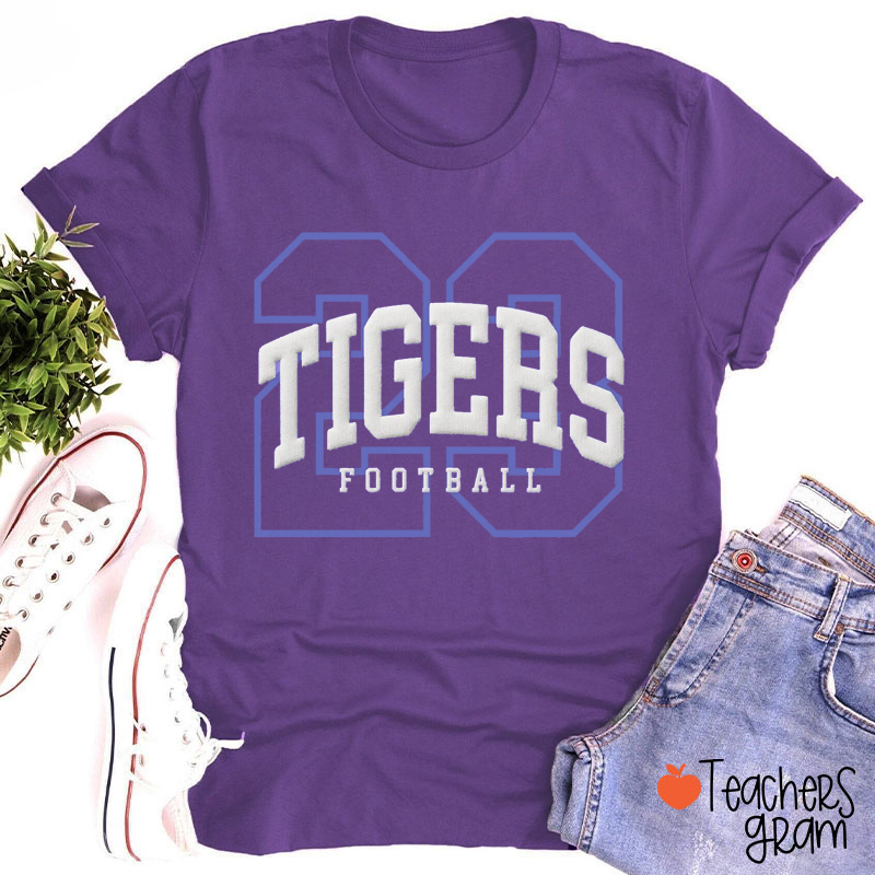 Personalized Mascot Number Sport Teacher T-Shirt