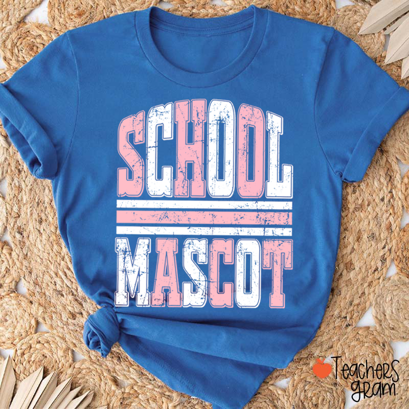 Personalized Sport Distressed Striped Teacher T-Shirt