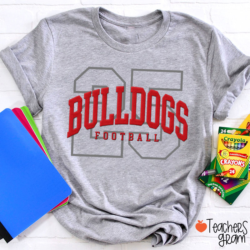 Personalized Mascot Number Sport Teacher T-Shirt