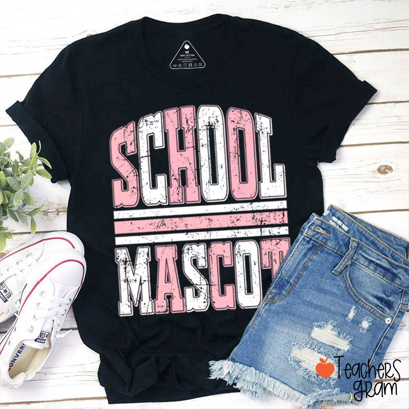 Personalized Sport Distressed Striped Teacher T-Shirt