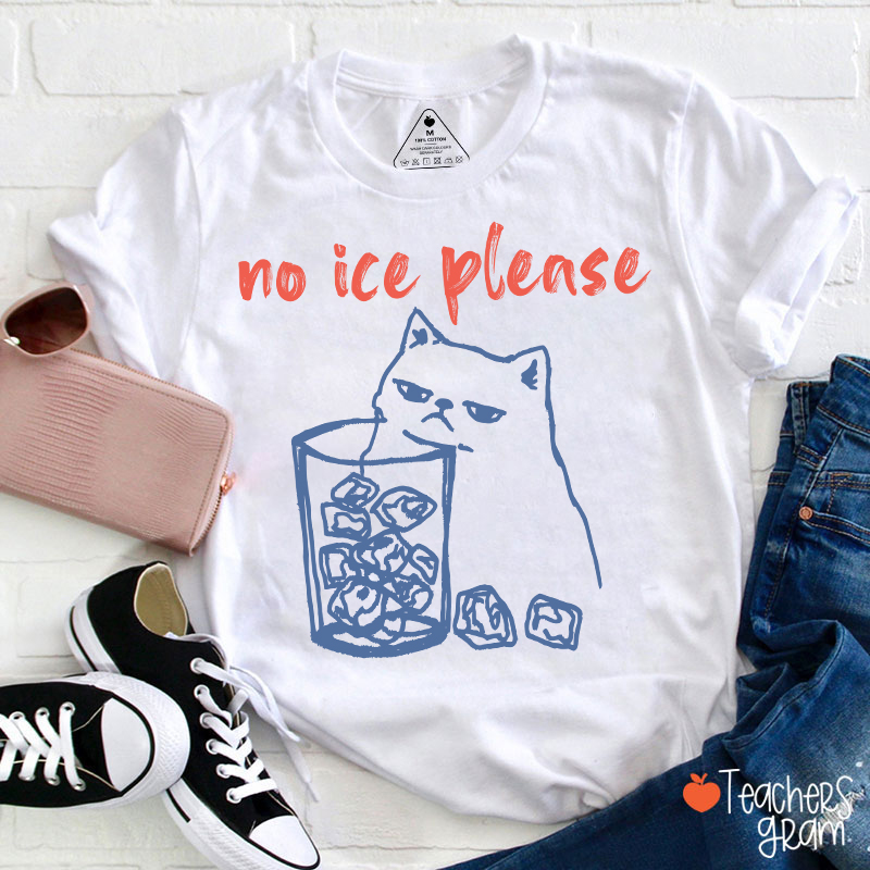 No Ice Please Teacher T-Shirt