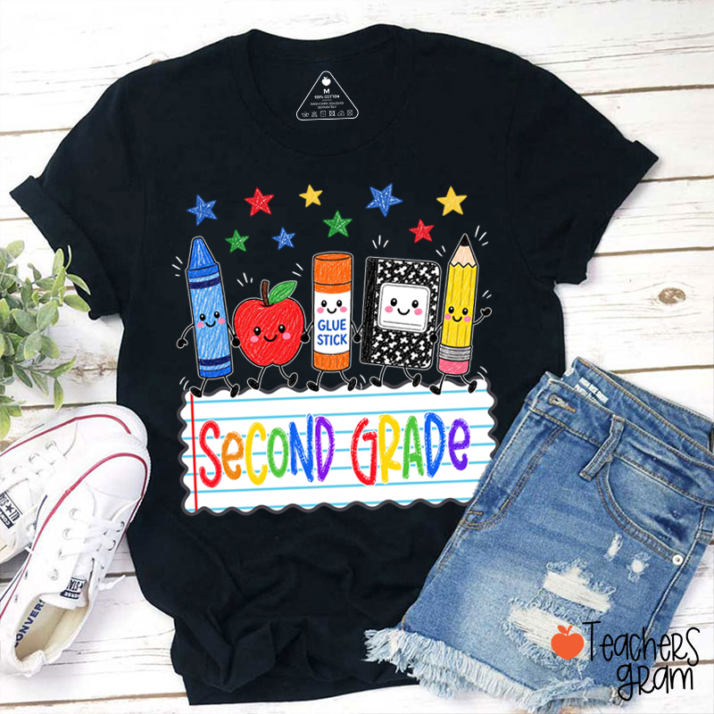 Personalized Grade And Name Dream Team Teacher T-Shirt