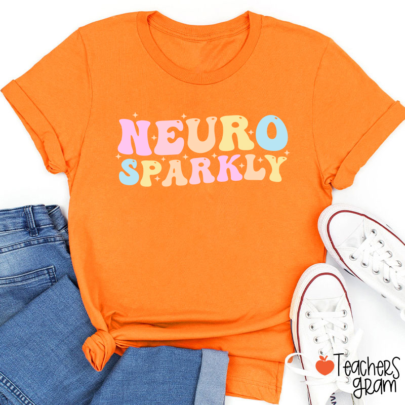 Neuro Sparkly Teacher T-Shirt