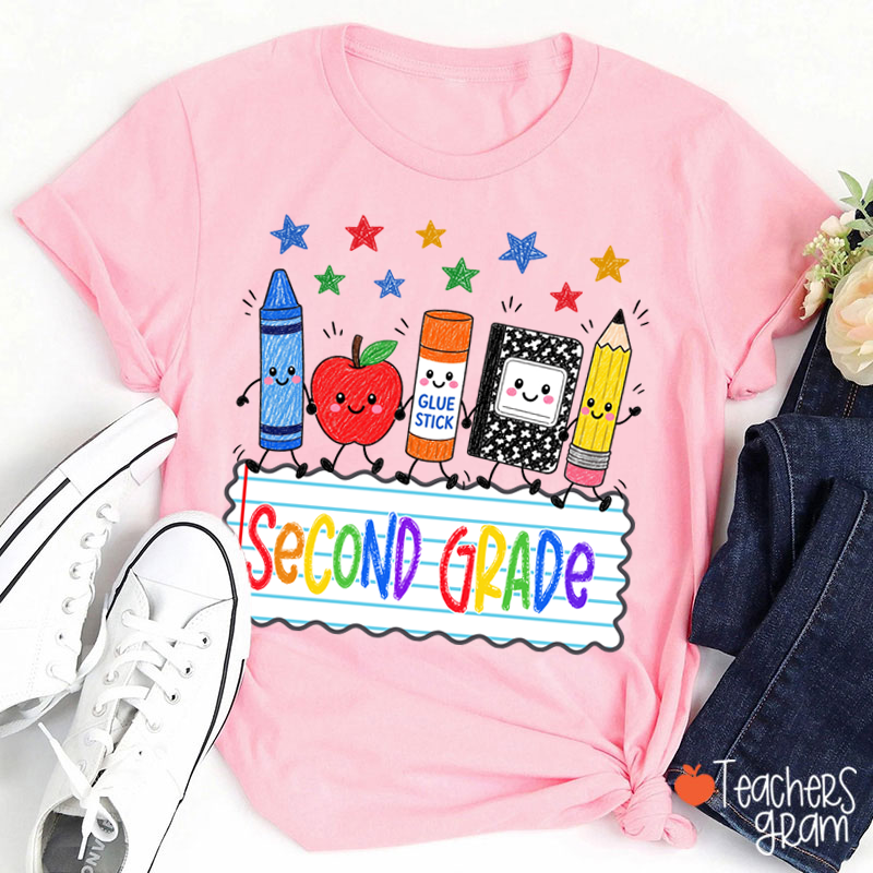 Personalized Grade And Name Dream Team Teacher T-Shirt