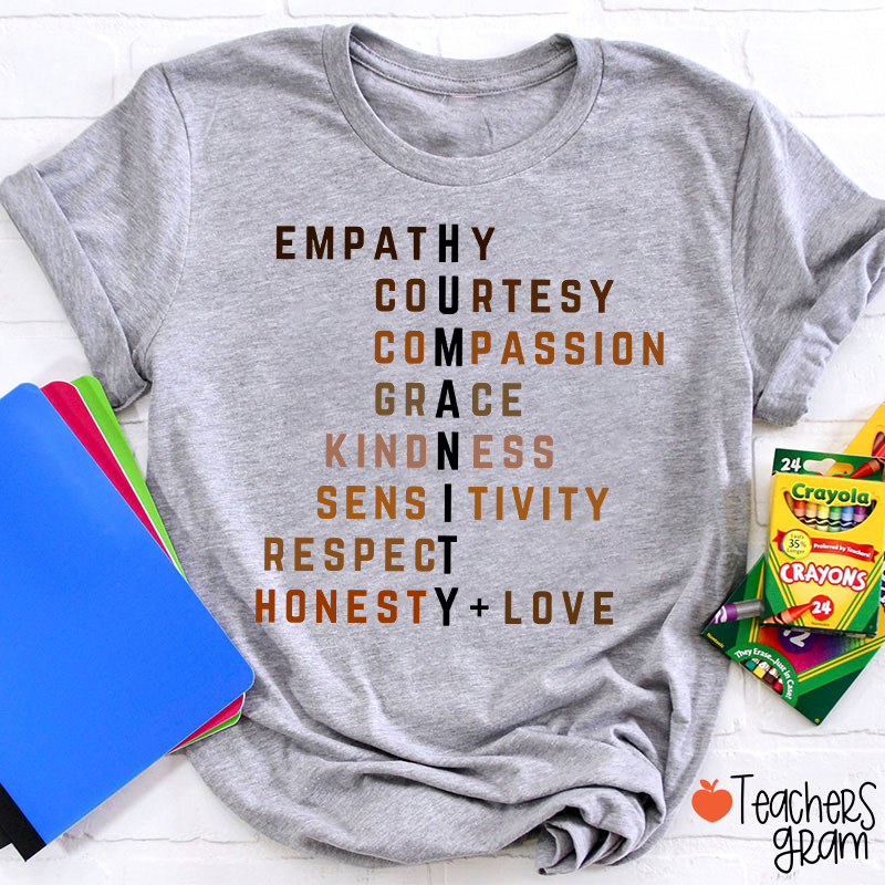 Humanity Crossword Teacher T-Shirt