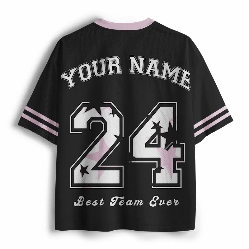 Personalized Name And Number Star Teacher Mesh Jersey