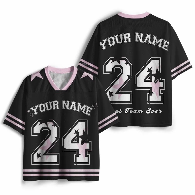 Personalized Name And Number Star Teacher Mesh Jersey