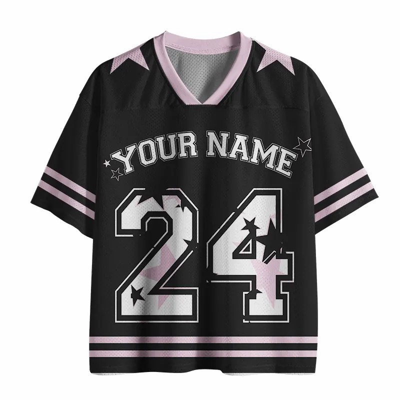 Personalized Name And Number Star Teacher Mesh Jersey
