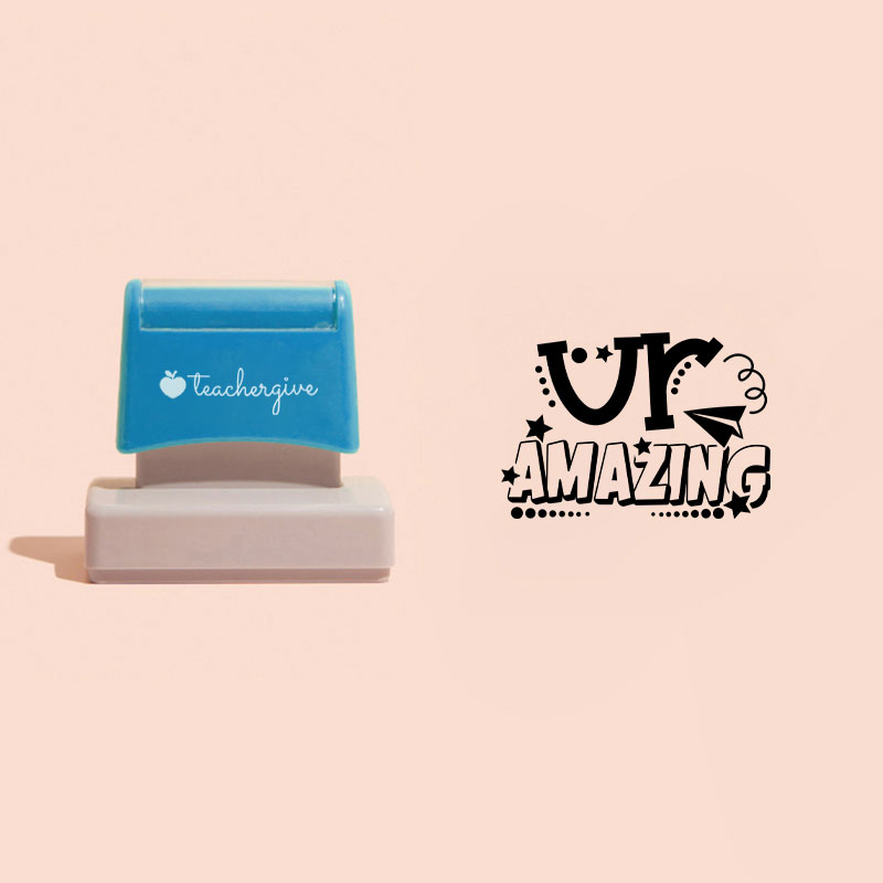 U Are Amazing Teacher Rectangle Stamp