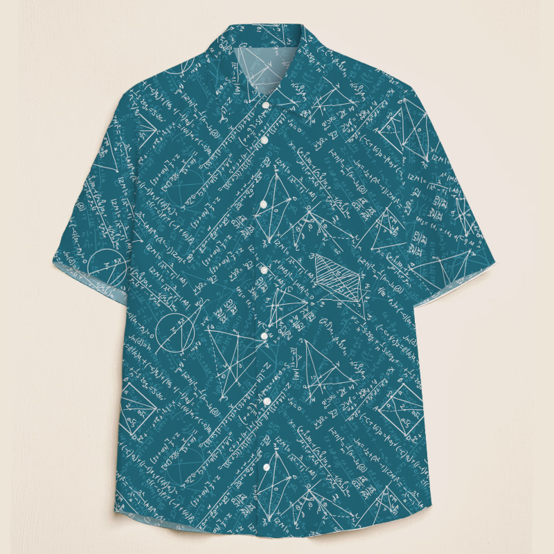 Math Formula Teacher Short Sleeve Shirt