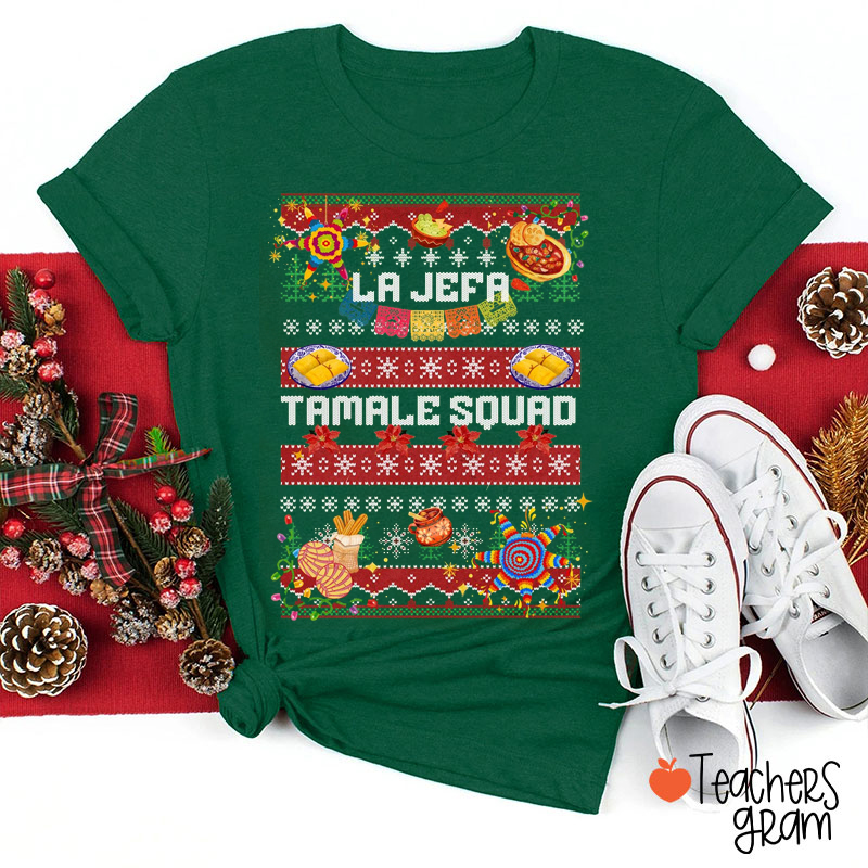 La Jefa Tamale Squad Spanish Teacher T-Shirt