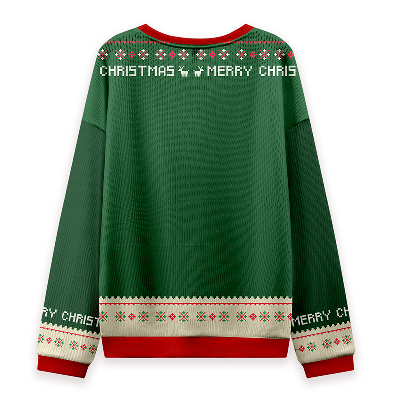 Having Christmas Spirit Teacher Knit Sweatshirt