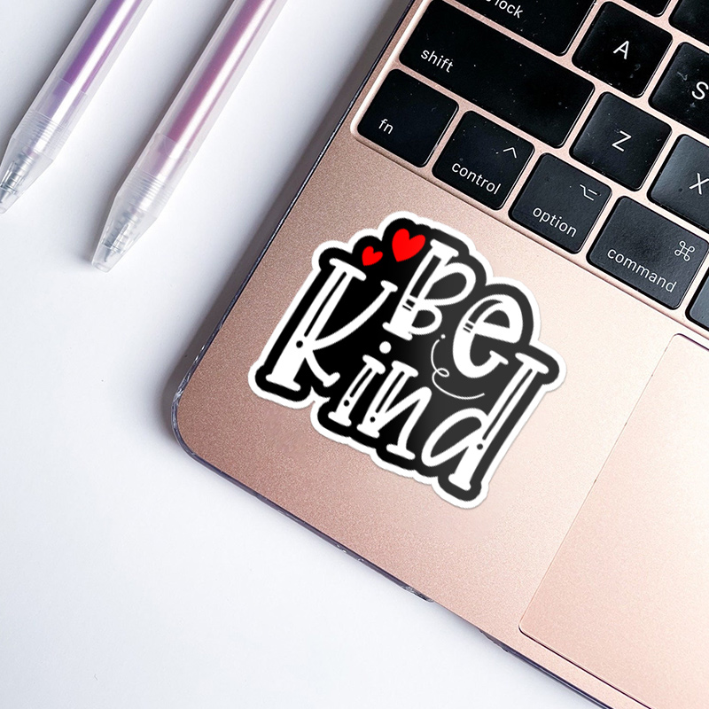 Be Kind Red Heart Teacher Stickers