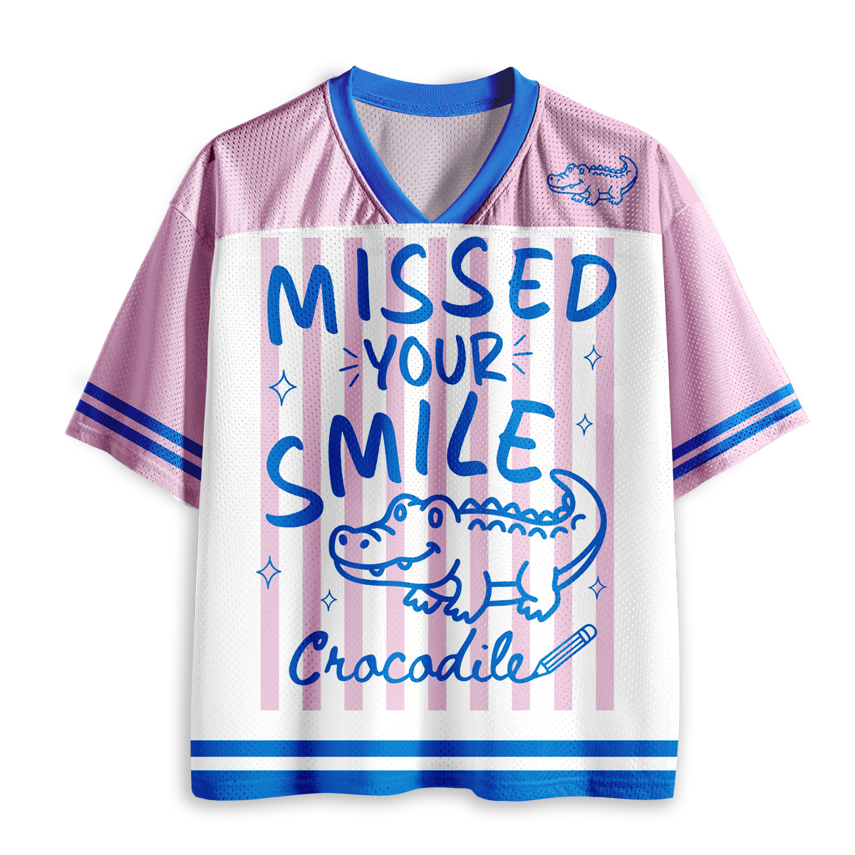 Personalized Animal Pun Striped Teacher Baseball Jersey