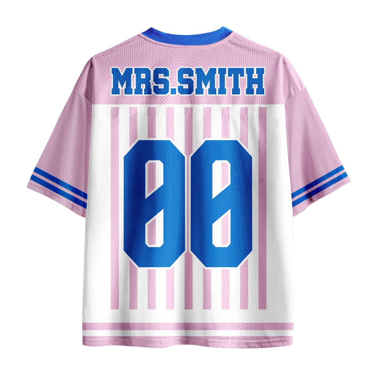 Personalized Animal Pun Striped Teacher Baseball Jersey