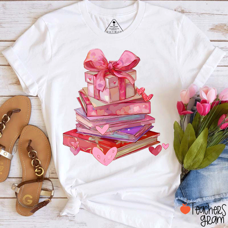 Books And Gifts With Love Teacher T-Shirt