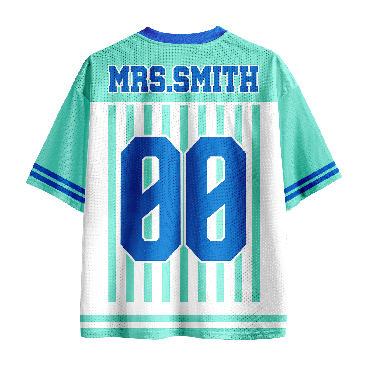 Personalized Animal Pun Striped Teacher Baseball Jersey