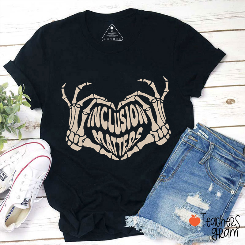 Inclusion Matters Halloween Teacher T-Shirt