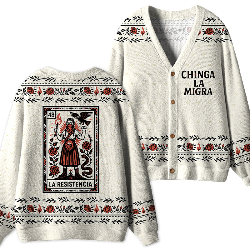 La Resistencia Teacher Ugly Cardigan Sweaters