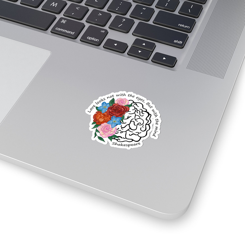 Love Looks Not With The Eyes But With The Mind Teacher Stickers