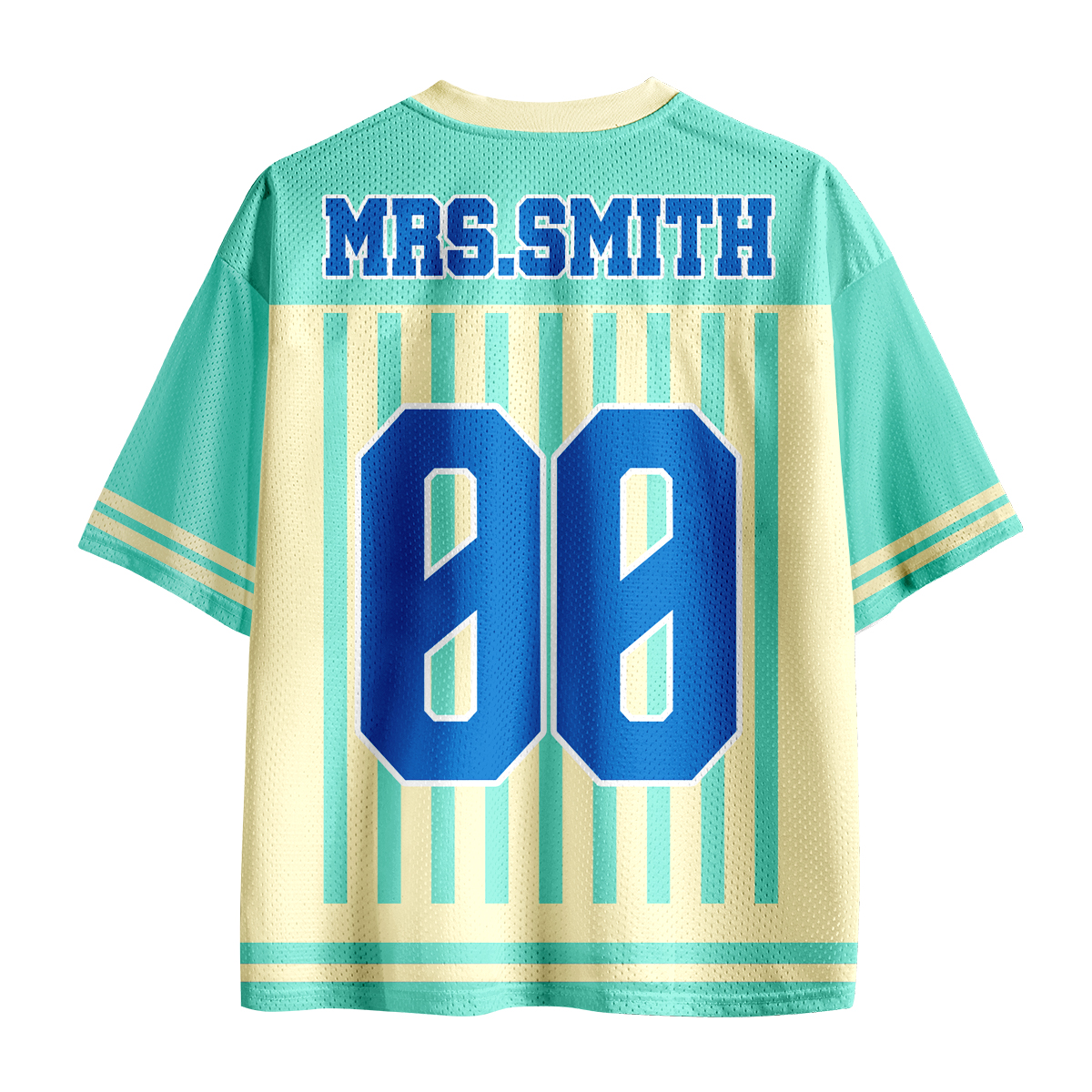 Personalized Animal Pun Striped Teacher Baseball Jersey