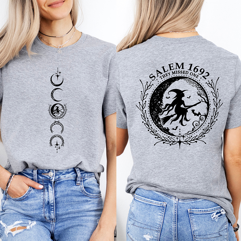 Salem 1692 They Missed One Teacher Two Sided T-Shirt
