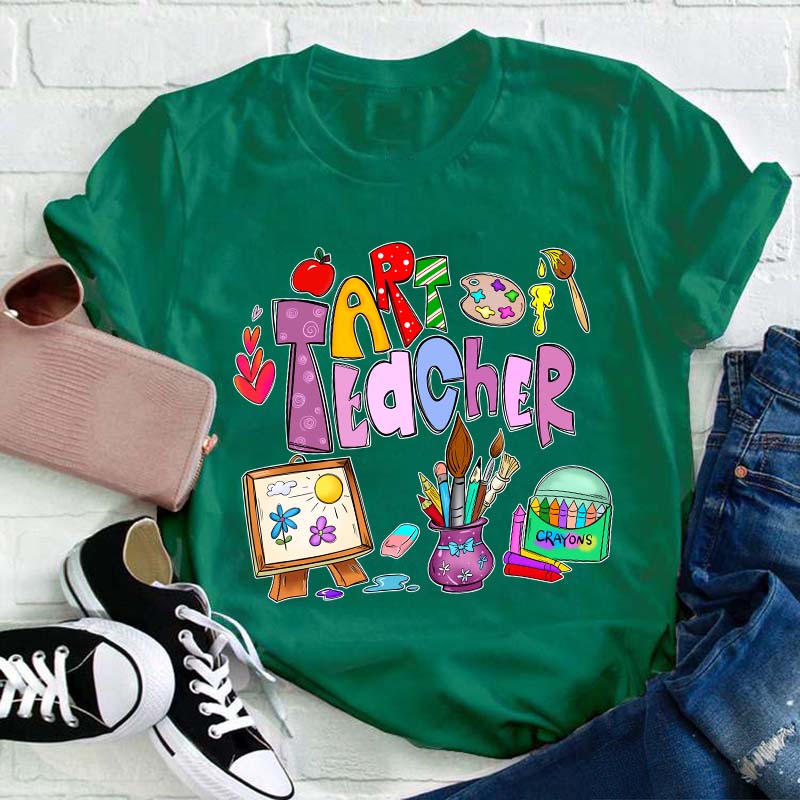 Drawing Lover Teacher T-Shirt