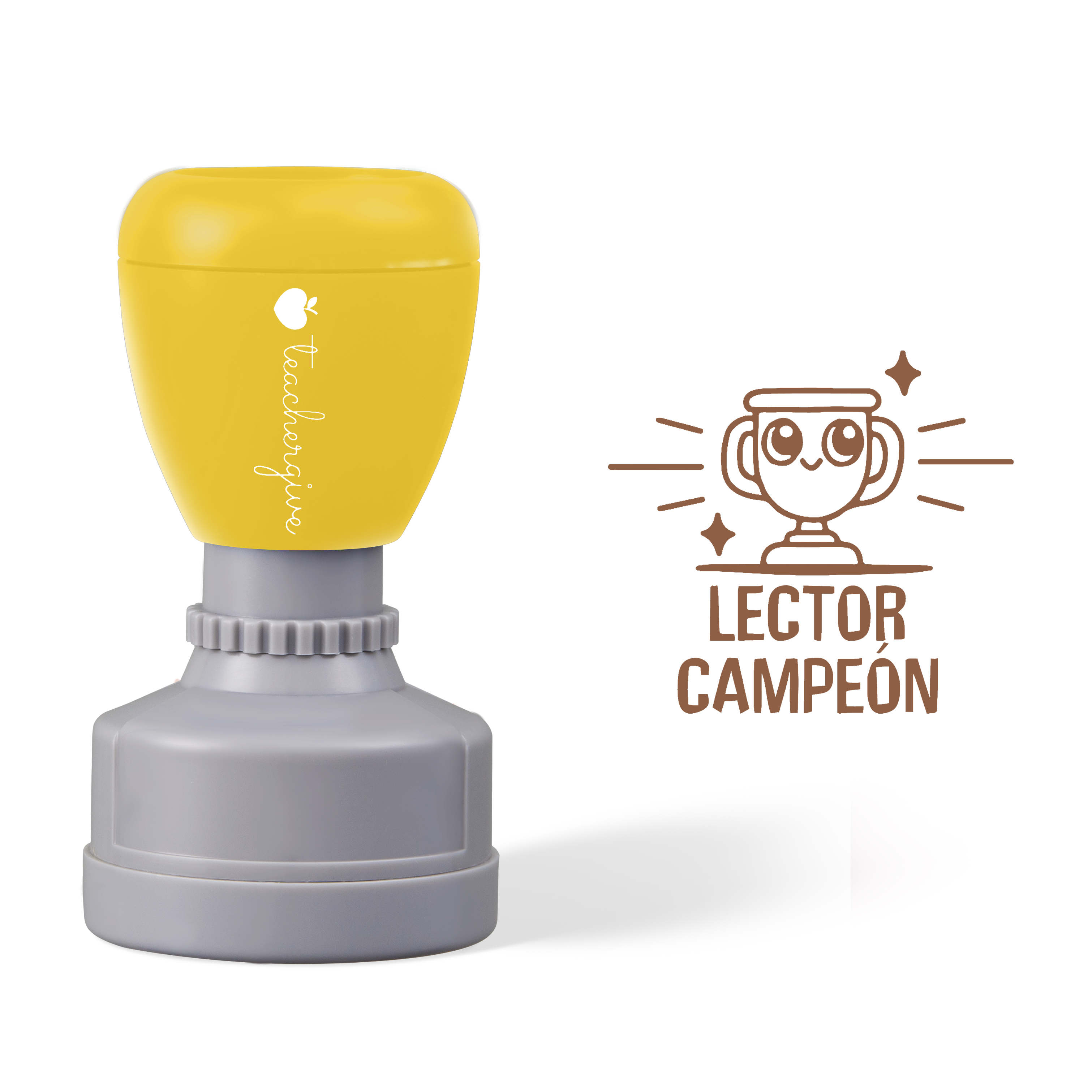 Teachergive | Lector Campeón Spanish Teacher Stamp sale