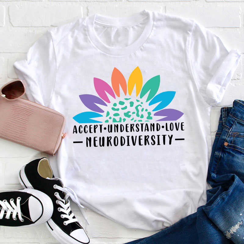 Accept Understand Love Teacher T-Shirt