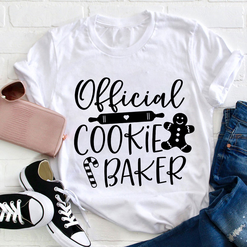 Official Cookie Baker Teacher T-Shirt