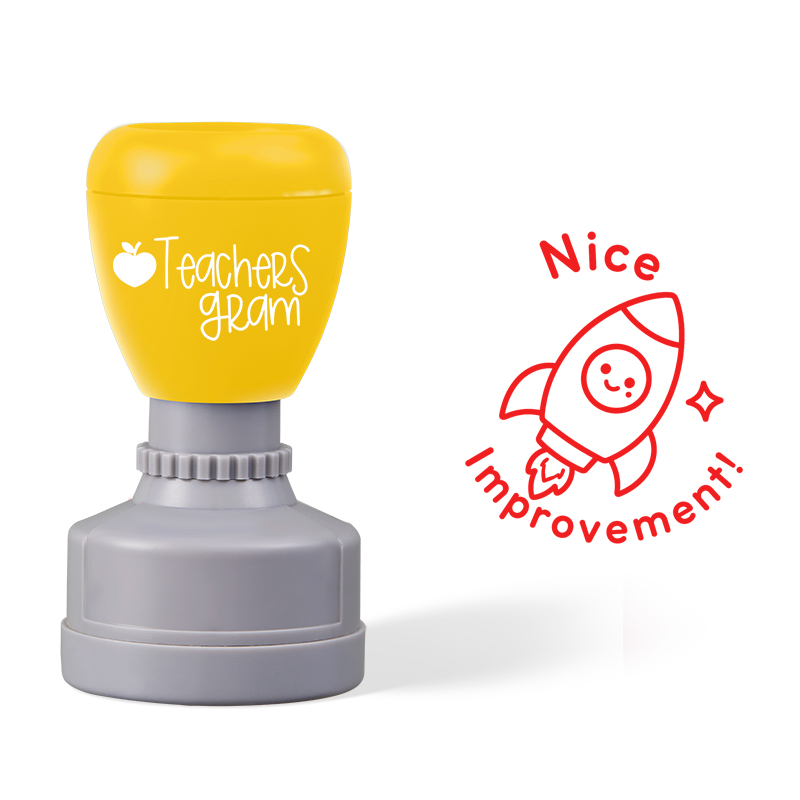 Nice Improvement Rocket Teacher Stamp