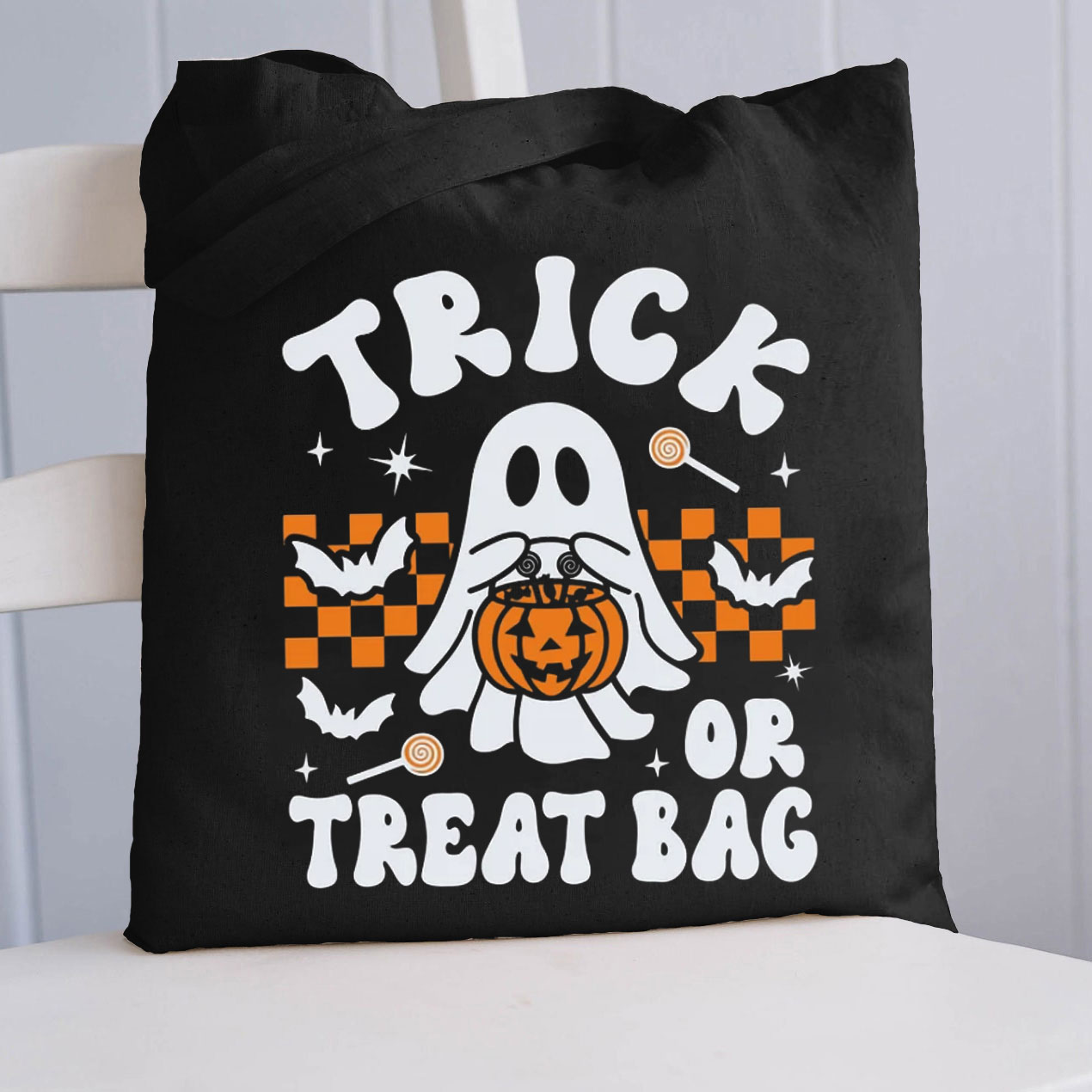 Trick Or Treat Halloween Tote Bag
