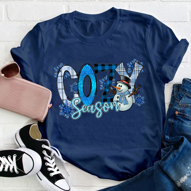 Cozy Season Teacher T-Shirt