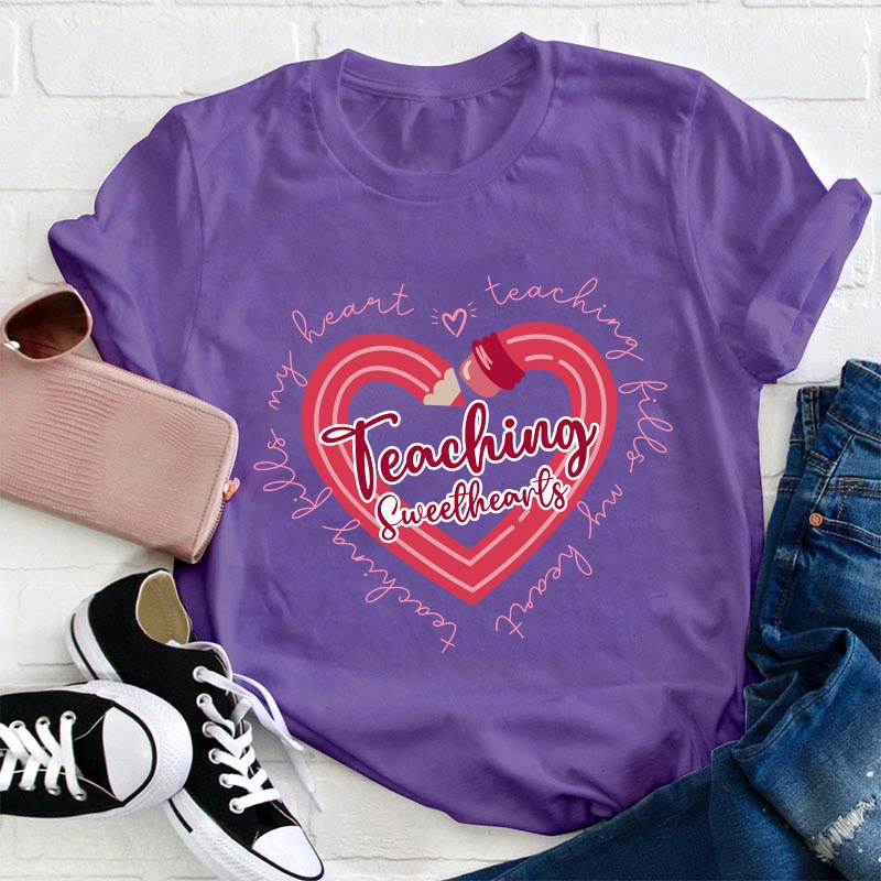 Teaching Sweethearts Teacher T-Shirt