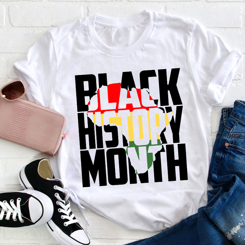 Black History Month Teacher T-Shirt
