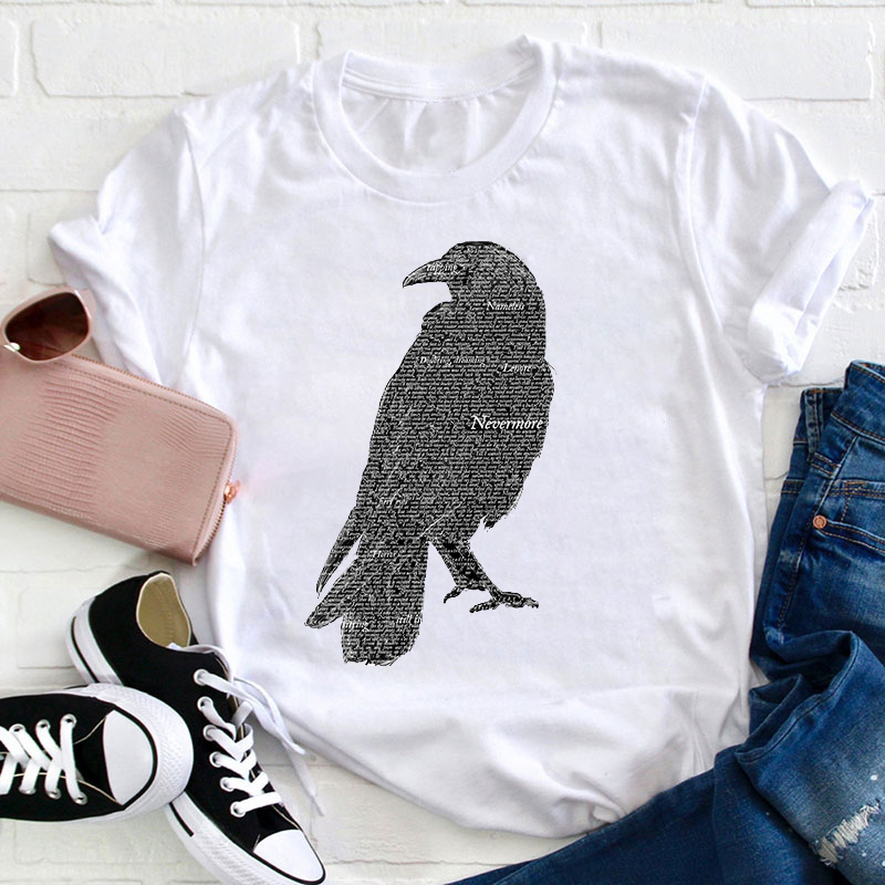 Edgar Allan Poe Entire Text Teacher T-Shirt