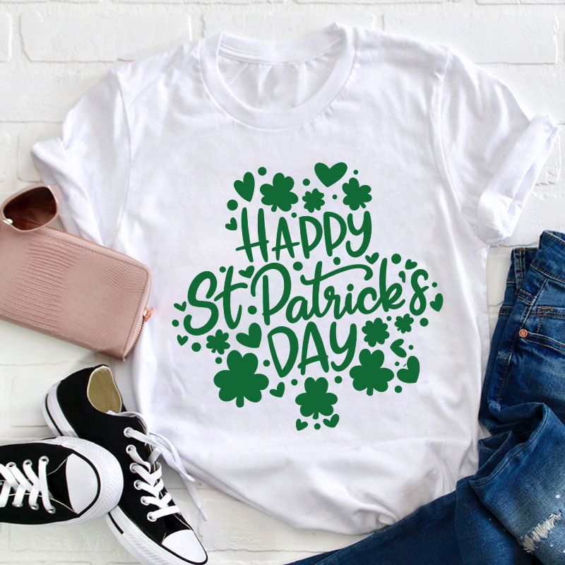 Happy St Patrick's Day Teacher T-Shirt