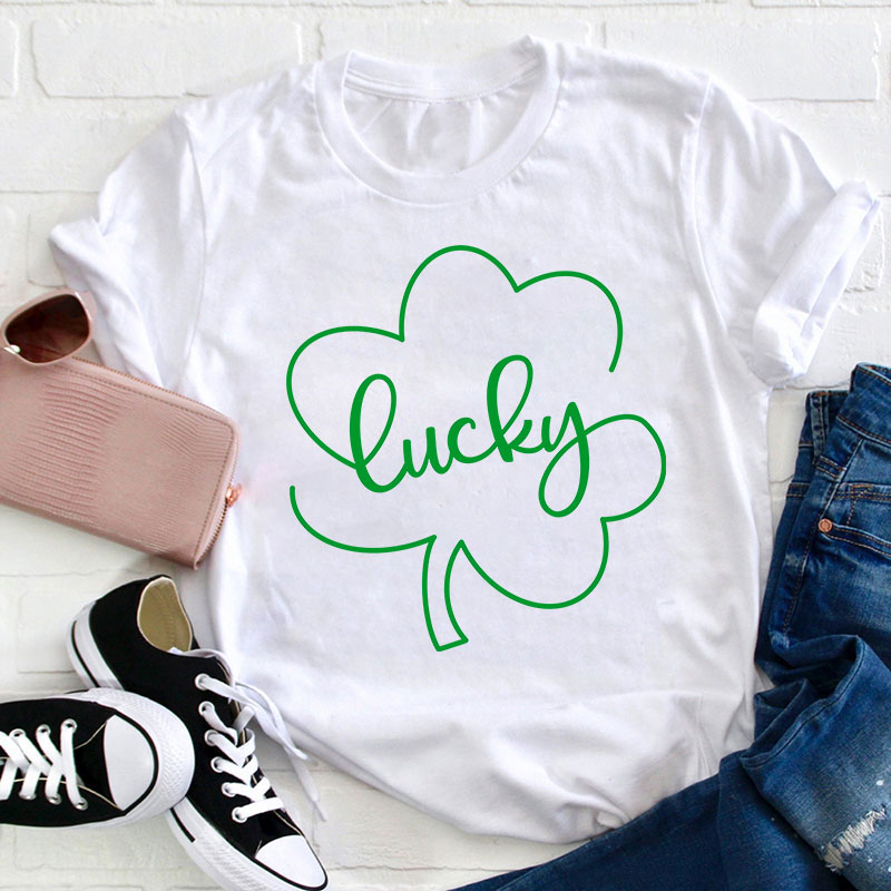 Lucky Clover Teacher T-Shirt