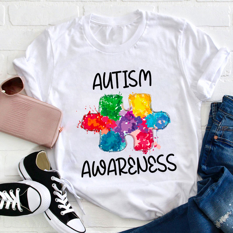 Autism Awareness Teacher T-Shirt