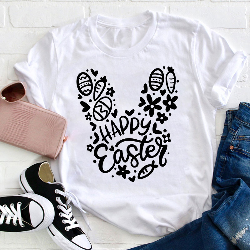 Easter Bunny Teacher T-Shirt