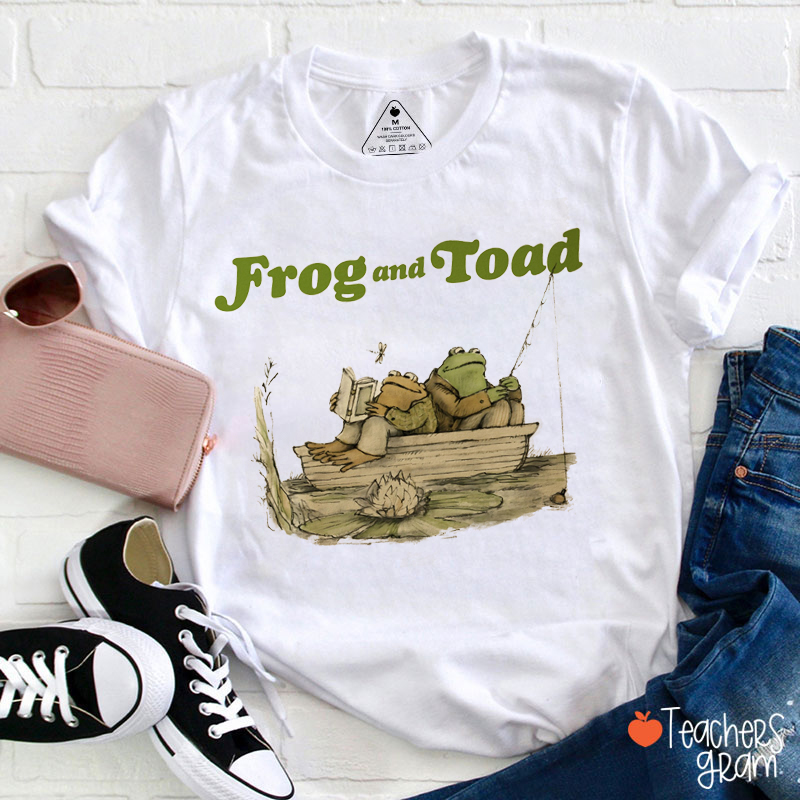 Frog And Toad Teacher T-Shirt