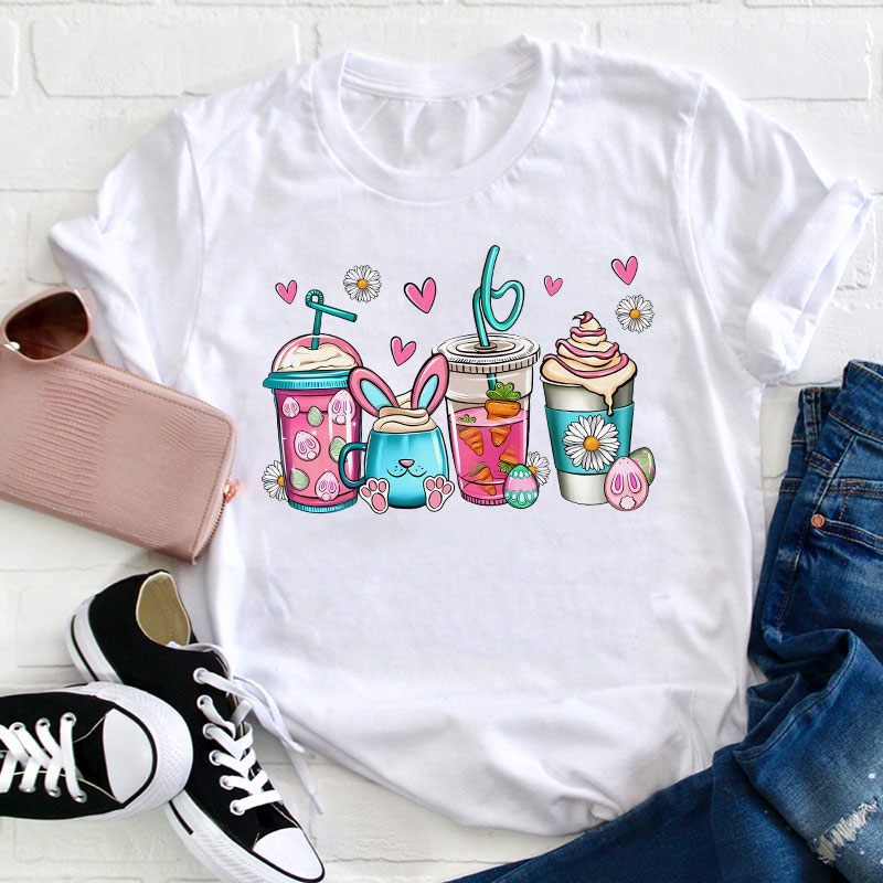 Easter Coffee Teacher T-Shirt