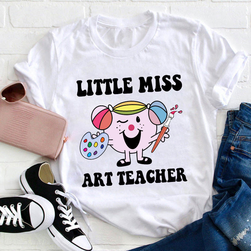Little Miss Art Teacher T-Shirt Sale-Teachersgram