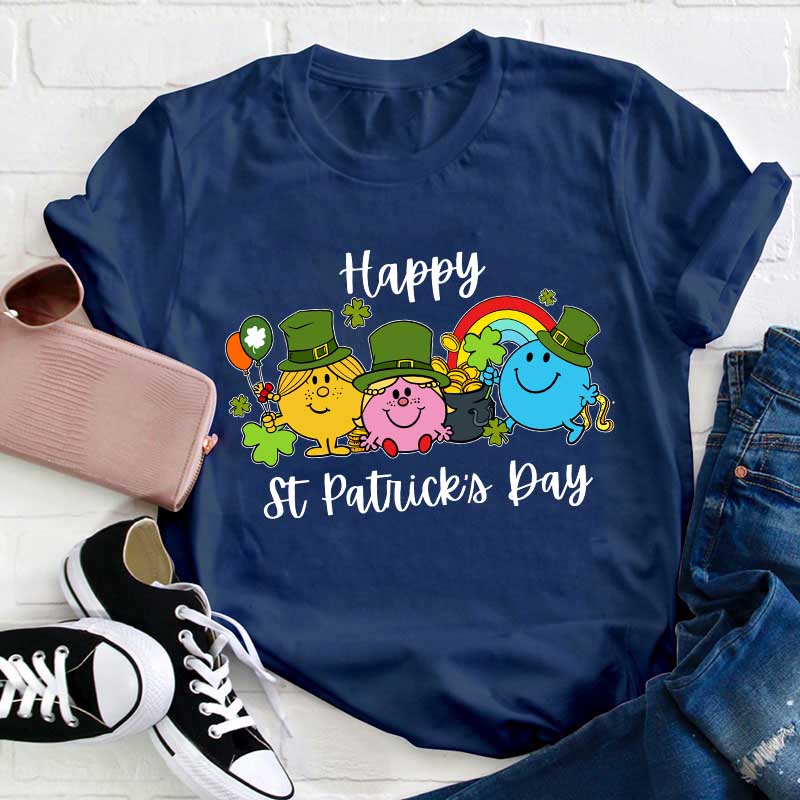 Happy Saint Patrick's Day Teacher T-Shirt